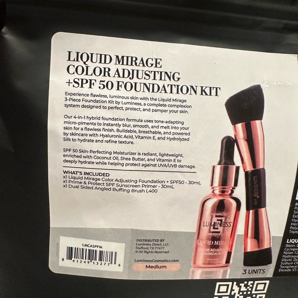 Luminess Liquid Mirage Foundation Kit - Medium Shade